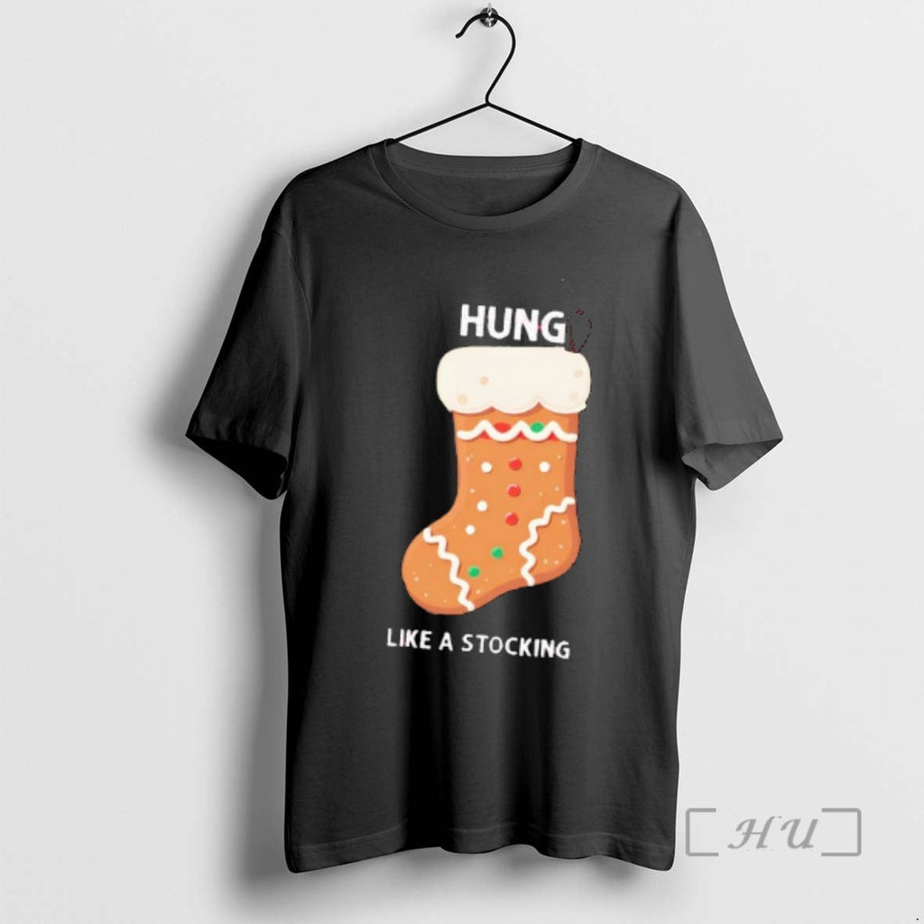 Officials Gingerbread Hung Like Stocking - Adult & Kids T-Shirts, Sweatshirts & Hoodies apparel design preview 1