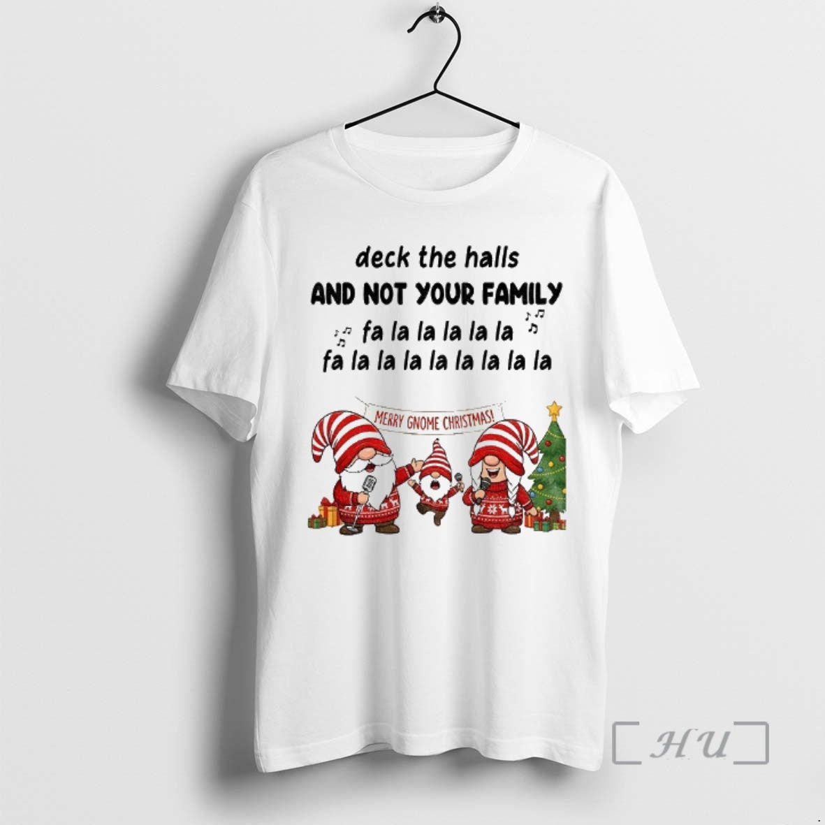 Officials Gnome Santa Deck Halls Not Your Family Fa - Adult & Kids T-Shirts, Sweatshirts & Hoodies apparel design preview 1