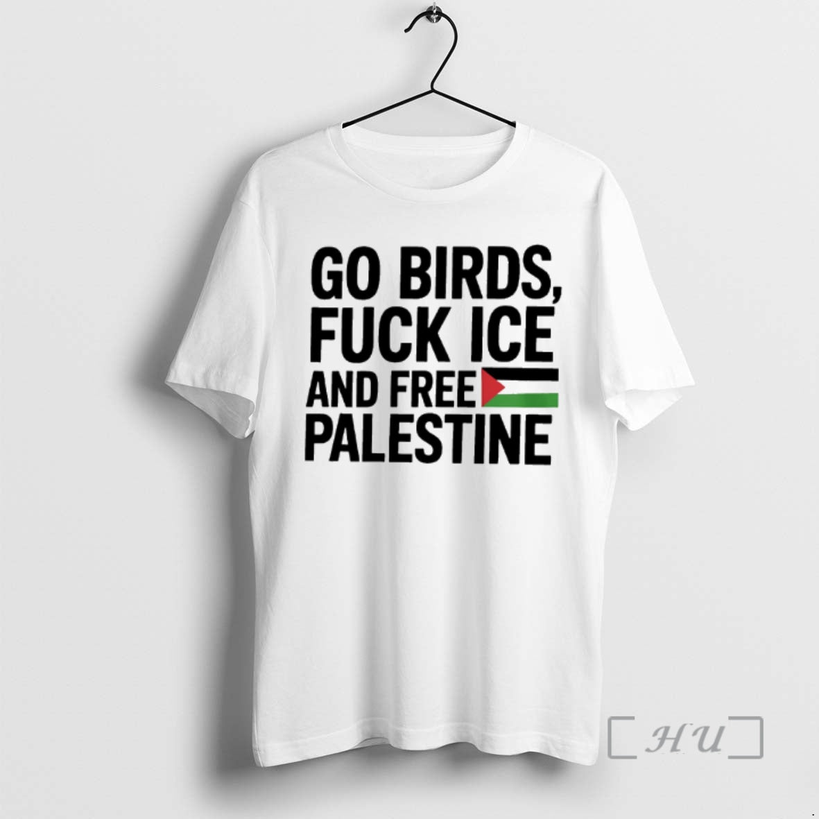 Officials Go Birds Fuck Ice And Free Palestine - Adult & Kids T-Shirts, Sweatshirts & Hoodies apparel design preview 1