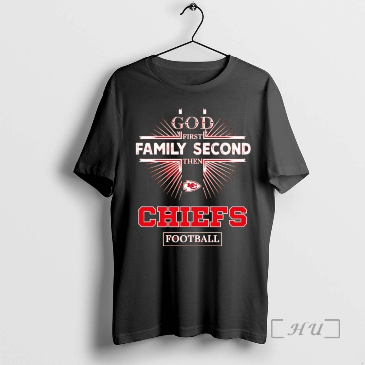Officials God First Family Second Then Kansas City - Adult & Kids T-Shirts, Sweatshirts & Hoodies apparel design preview 1