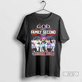 Officials God First Family Second Then Chicago Cubs - Adult & Kids T-Shirts, Sweatshirts & Hoodies apparel design preview 1