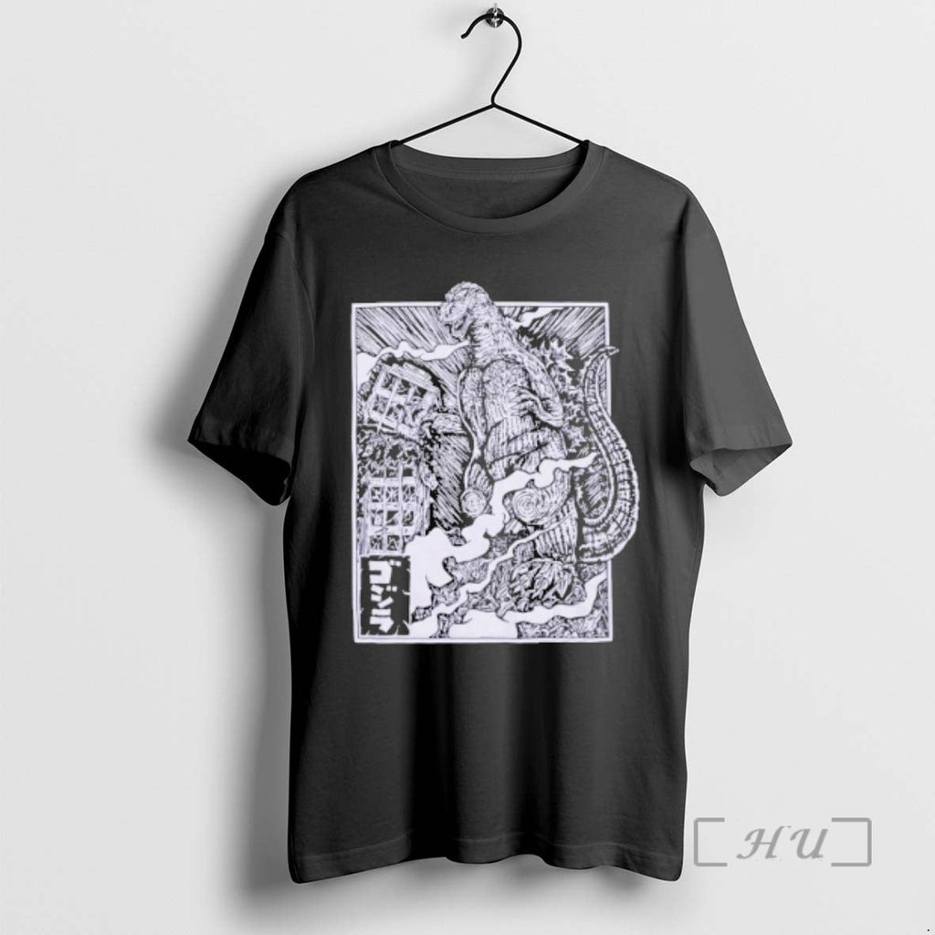 Officials Godzilla X Vertebrae33 Destruction - Adult & Kids T-Shirts, Sweatshirts & Hoodies apparel design preview 1