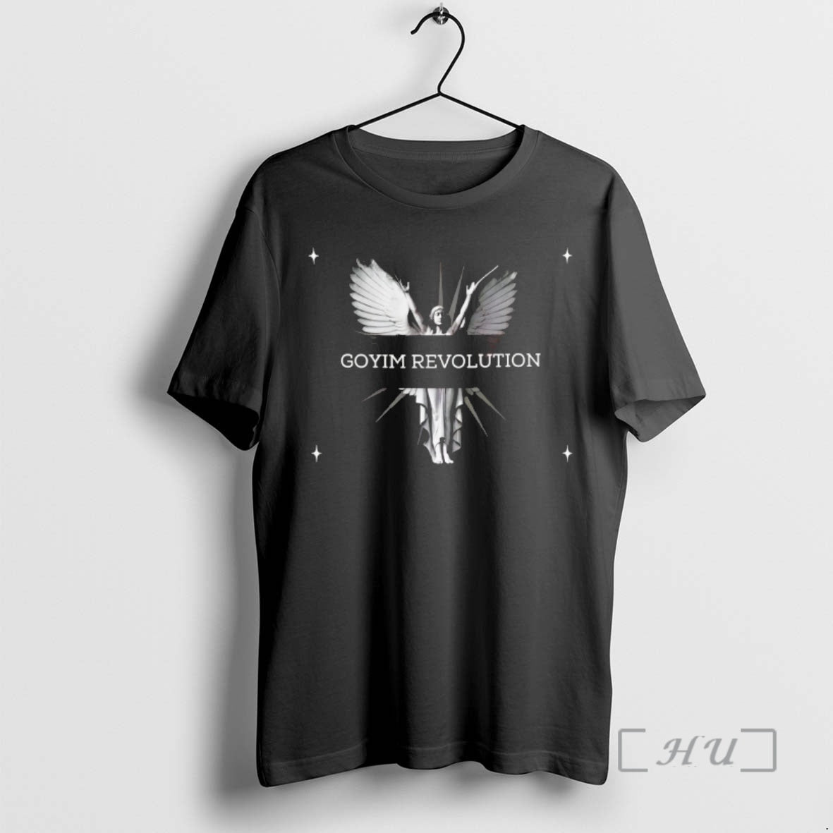 Officials Goyim Revolution Winged Angel - Adult & Kids T-Shirts, Sweatshirts & Hoodies apparel design preview 1