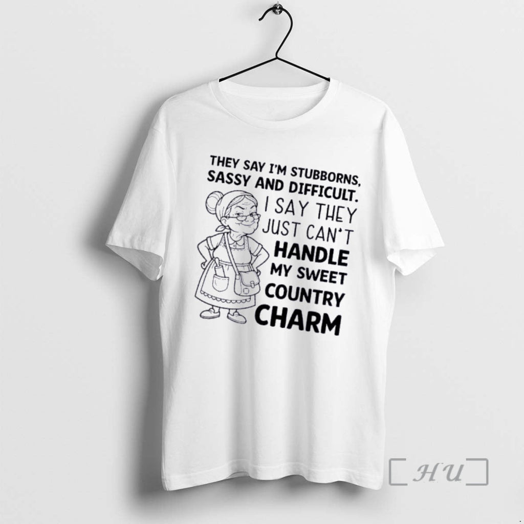 Officials Grandma They Say Im Stubborn Sassy - Adult & Kids T-Shirts, Sweatshirts & Hoodies apparel design preview 1