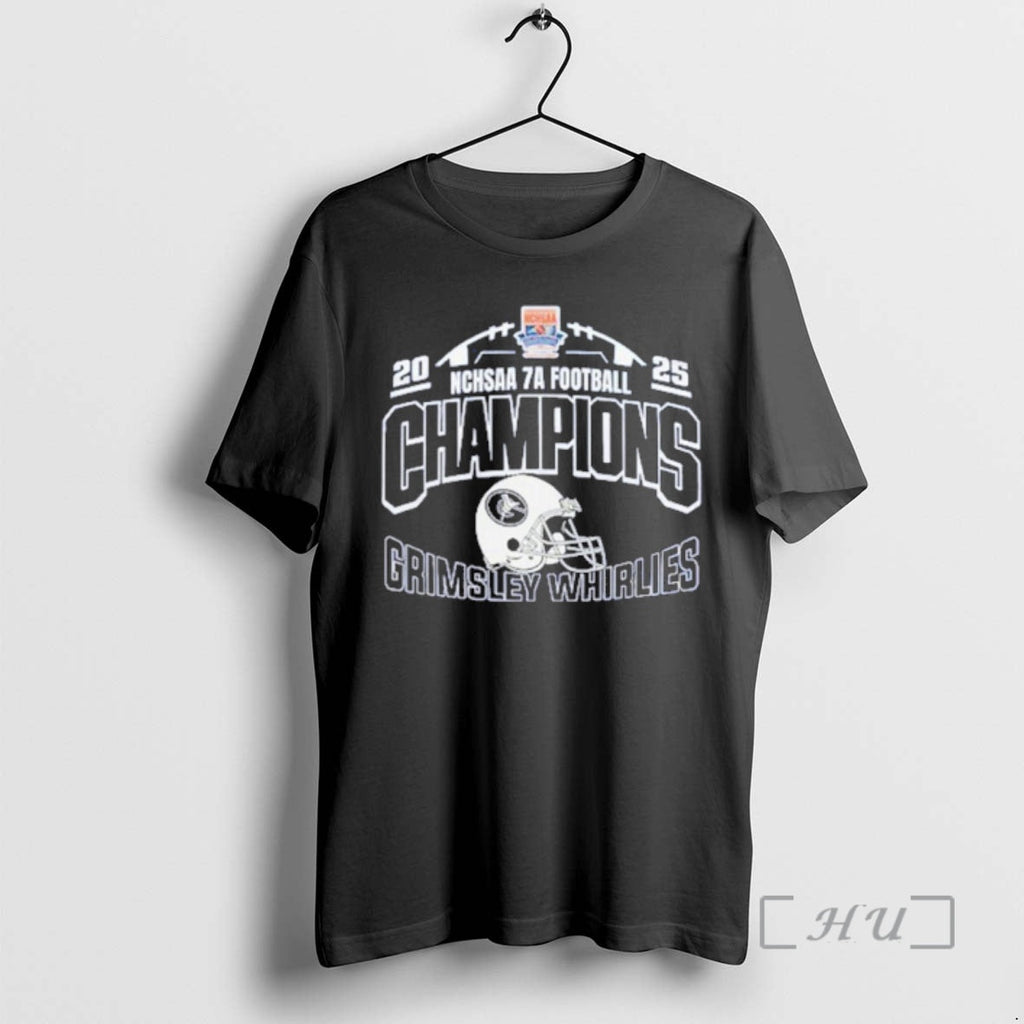 Officials Grimsley Whirlies 7a State Champions 2025 - Adult & Kids T-Shirts, Sweatshirts & Hoodies apparel design preview 1