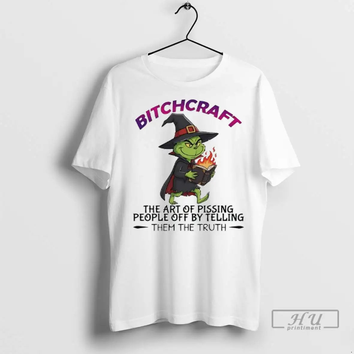 Officials Grinch Bitchcraft The Art Of Pissing People - Adult & Kids T-Shirts, Sweatshirts & Hoodies apparel design preview 1
