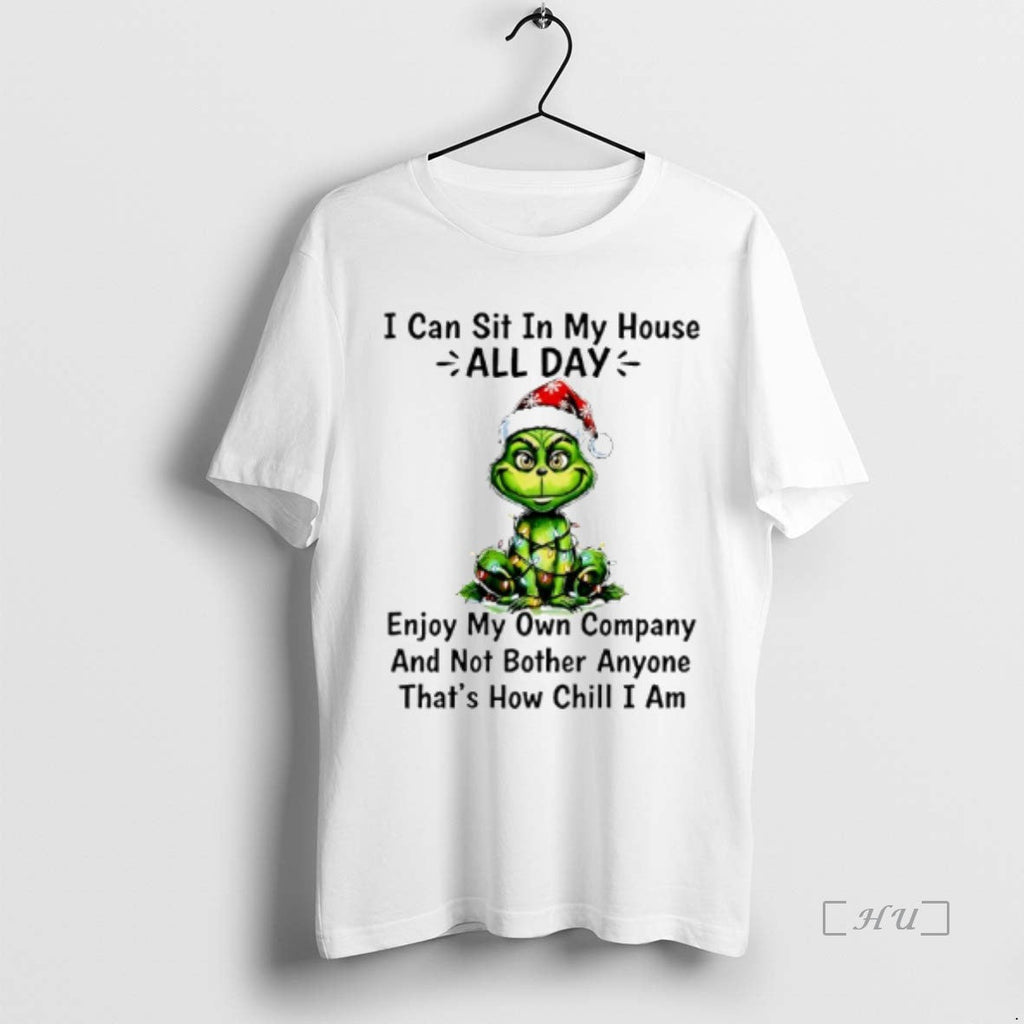 Officials Grinch Light I Can Sit My House All Day - Adult & Kids T-Shirts, Sweatshirts & Hoodies apparel design preview 1