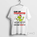 Officials Grinch Cup Fuckoffee One Splash No Cares - Adult & Kids T-Shirts, Sweatshirts & Hoodies apparel design preview 1