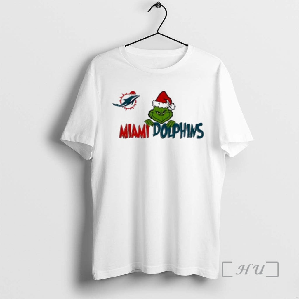 Officials Grinch Dolphins Fin World - Adult & Kids T-Shirts, Sweatshirts & Hoodies apparel design preview 1