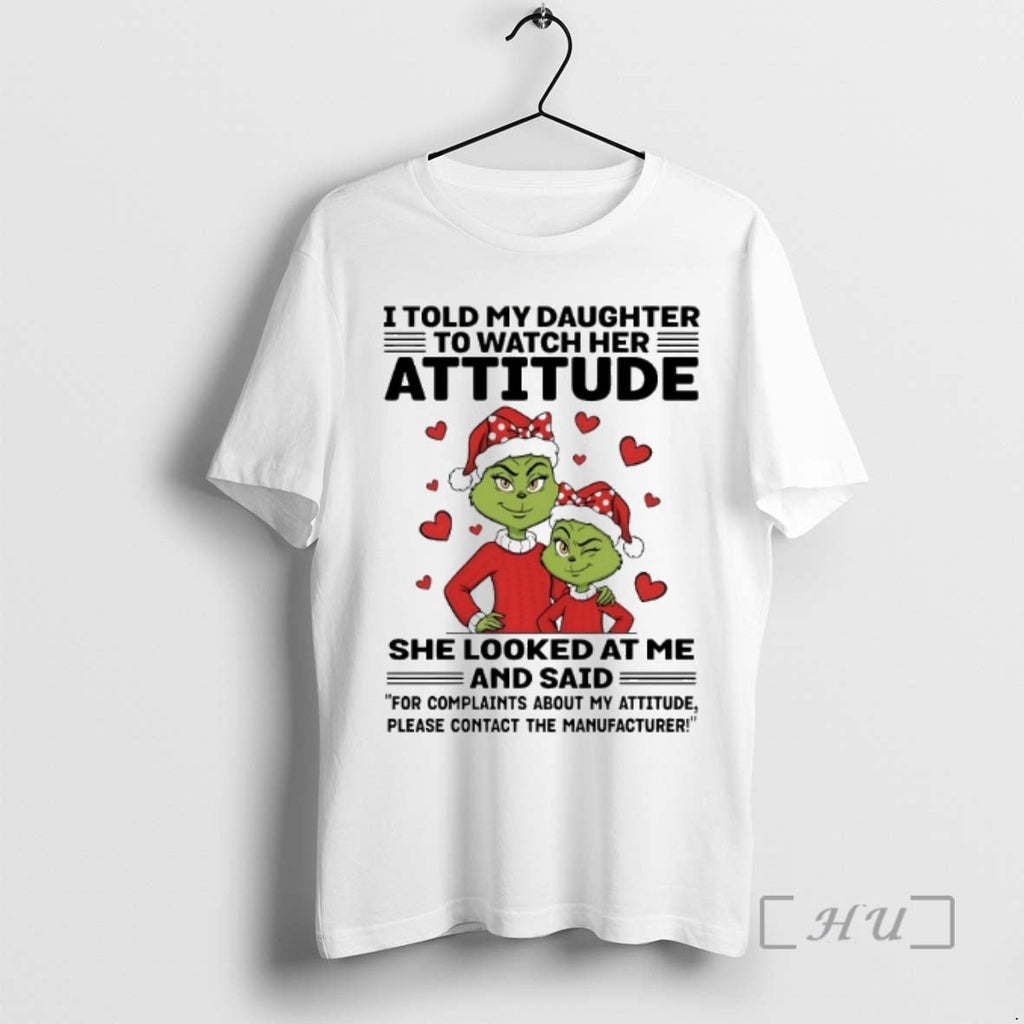 Officials Grinch Complaihts About My Attitude Please - Adult & Kids T-Shirts, Sweatshirts & Hoodies apparel design preview 1