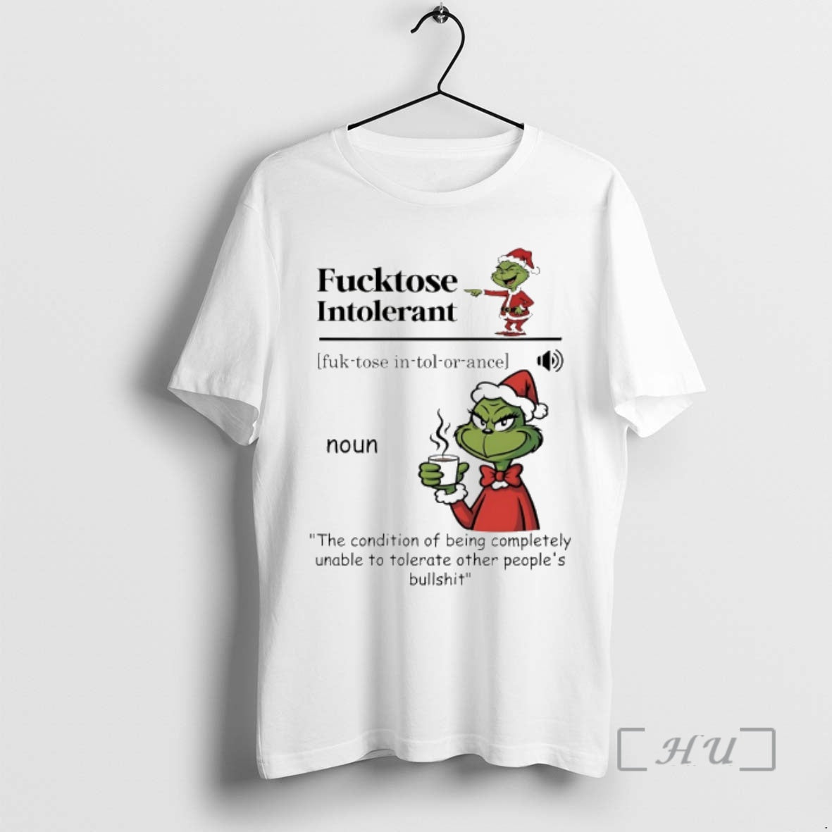 Officials Grinch Fucktose Intolerant 2025 - Adult & Kids T-Shirts, Sweatshirts & Hoodies apparel design preview 1