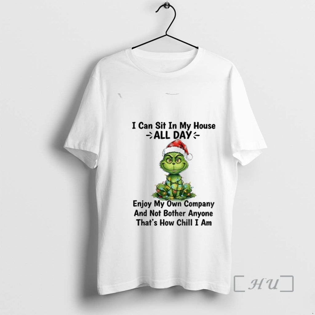 Officials Grinch I Can Sit My House All Day Enjoy Own - Adult & Kids T-Shirts, Sweatshirts & Hoodies apparel design preview 1