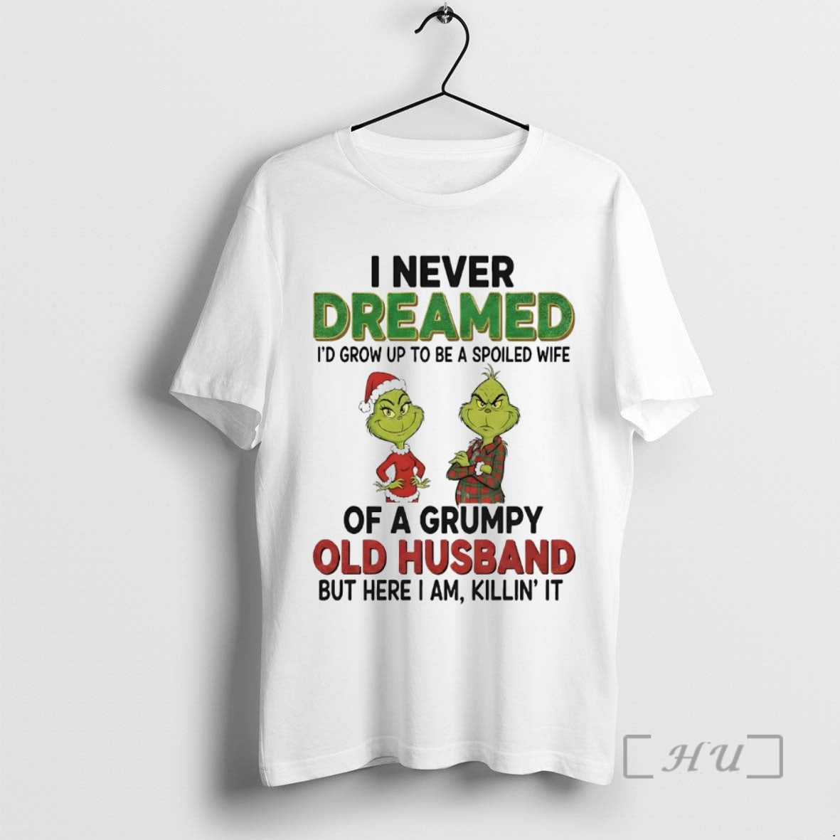 Officials Grinch I Never Dreamed Grumpy Old Husband - Adult & Kids T-Shirts, Sweatshirts & Hoodies apparel design preview 1