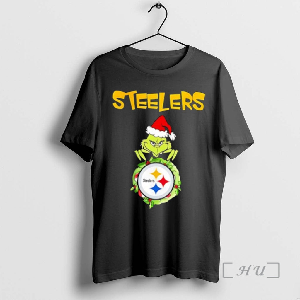 Officials Grinch My Steelers Stole Heart - Adult & Kids T-Shirts, Sweatshirts & Hoodies apparel design preview 1