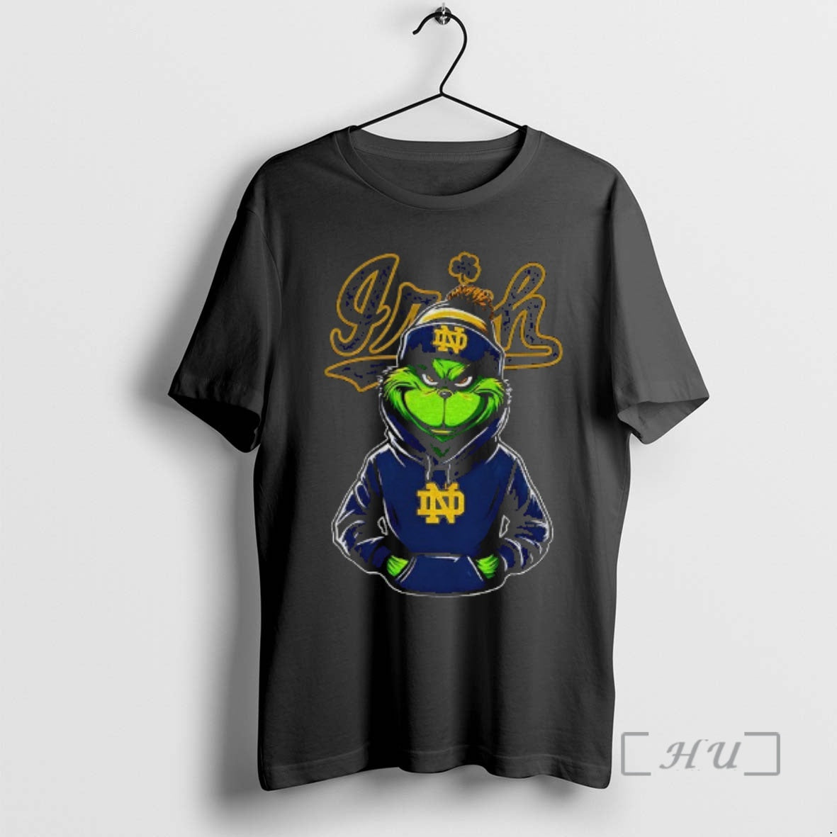 Officials Grinch Notre Dame Fighting Irish Football - Adult & Kids T-Shirts, Sweatshirts & Hoodies apparel design preview 1