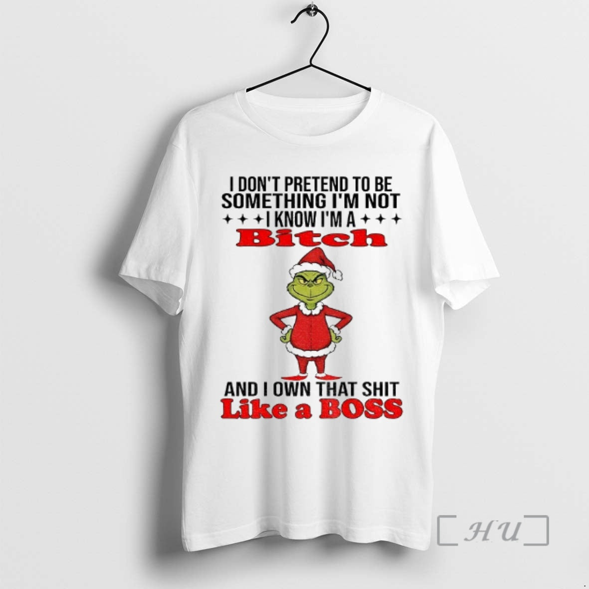 Officials Grinch Santa I Dont Pretend Be Something Im - Adult & Kids T-Shirts, Sweatshirts & Hoodies apparel design preview 1