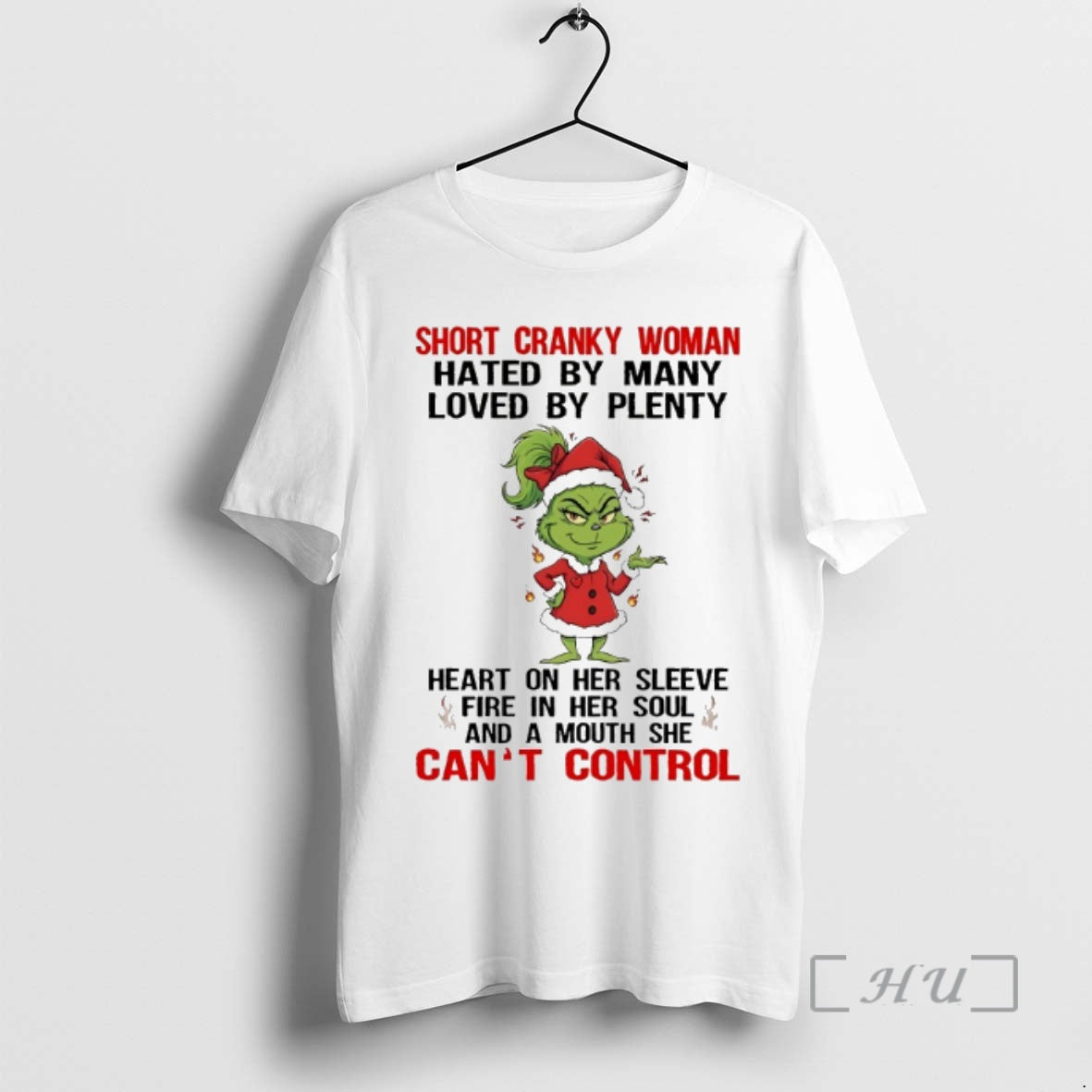 Officials Grinch Short Cranky Woman Hated Many Loved - Adult & Kids T-Shirts, Sweatshirts & Hoodies apparel design preview 1