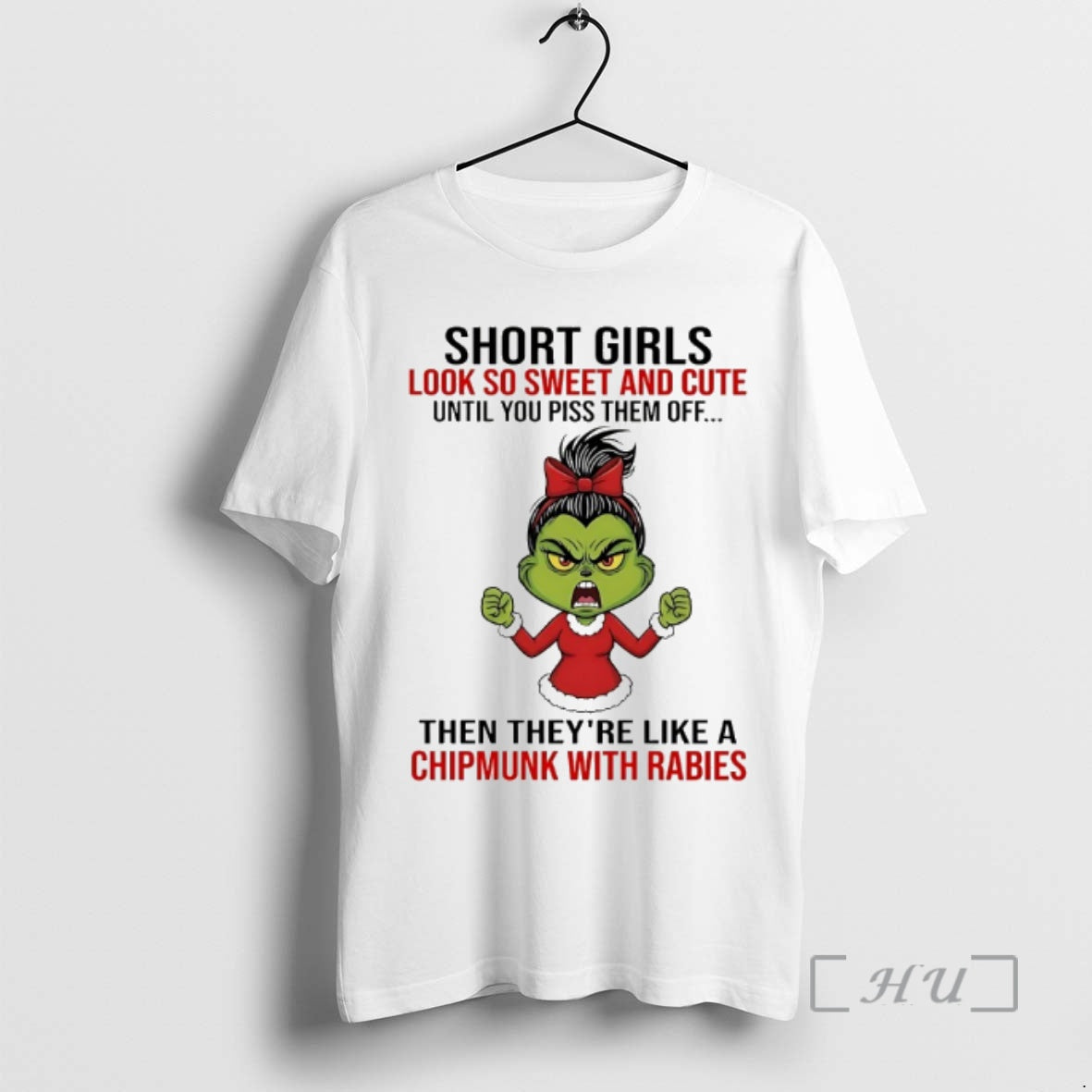 Officials Grinch Short So Sweet Cute Until You Piss - Adult & Kids T-Shirts, Sweatshirts & Hoodies apparel design preview 1