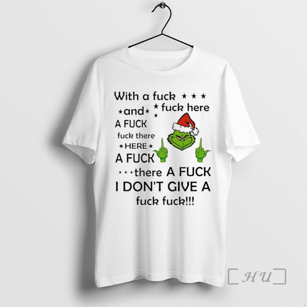 Officials Grinch Fuck Here 2025 - Adult & Kids T-Shirts, Sweatshirts & Hoodies apparel design preview 1