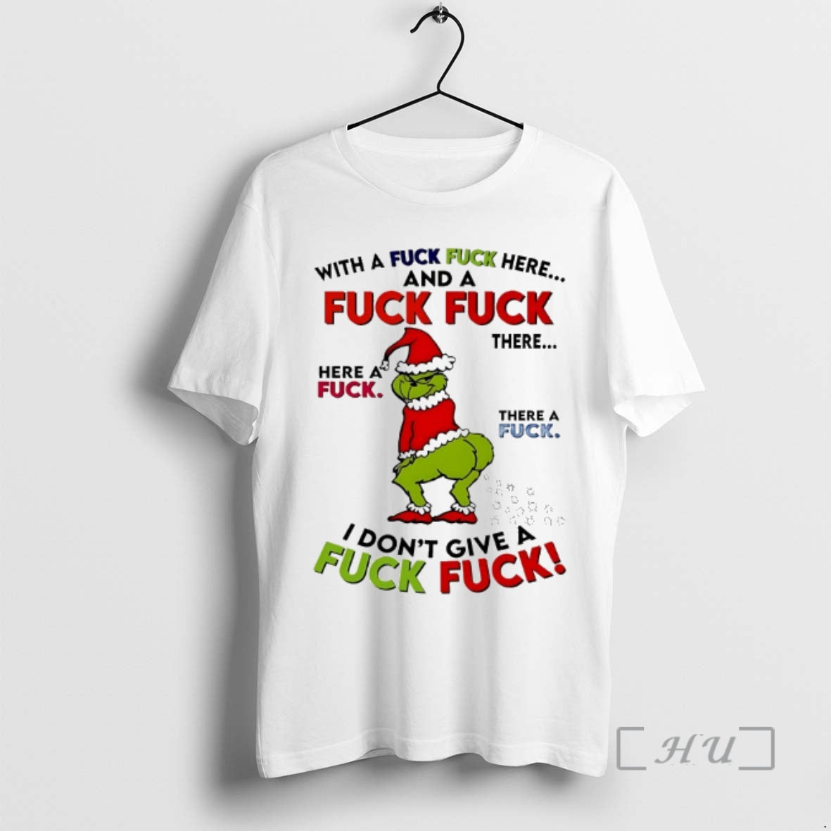 Officials Grinch Fuck Here 2025 - Adult & Kids T-Shirts, Sweatshirts & Hoodies apparel design preview 1