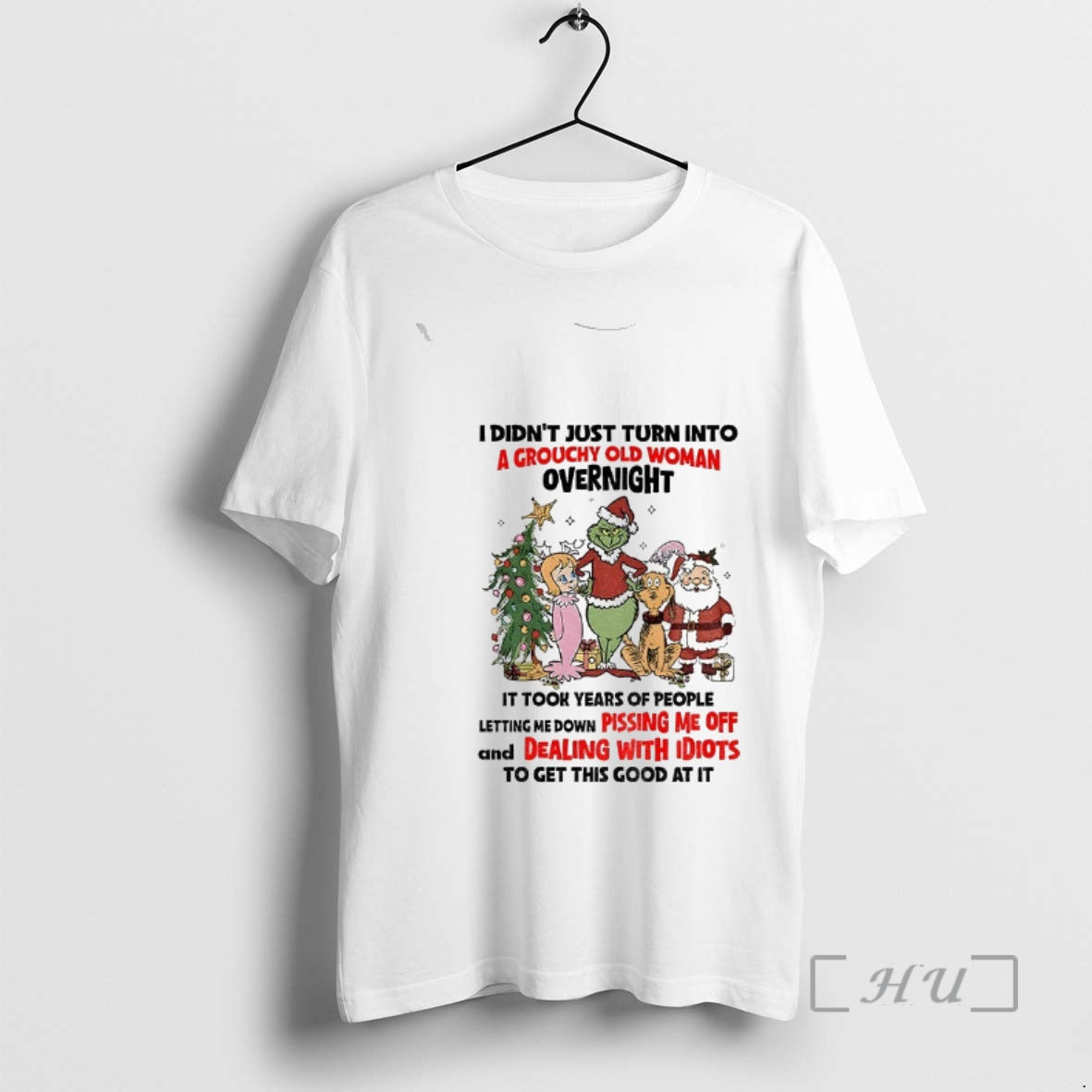 Officials Grinch Friends I Didnt Just Turn Grouchy - Adult & Kids T-Shirts, Sweatshirts & Hoodies apparel design preview 1