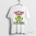 Officials Grinch Middle Finger My Give Fuck S Broken - Adult & Kids T-Shirts, Sweatshirts & Hoodies apparel design preview 1