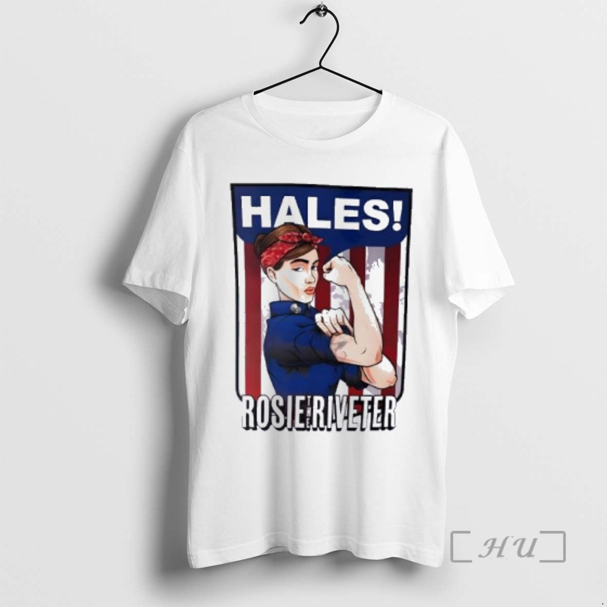 Officials Hales Rosie Riveter Strong Girl Posing - Adult & Kids T-Shirts, Sweatshirts & Hoodies apparel design preview 1