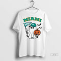 Officials Halloween Ghost Miami Dolphins Football - Adult & Kids T-Shirts, Sweatshirts & Hoodies apparel design preview 1