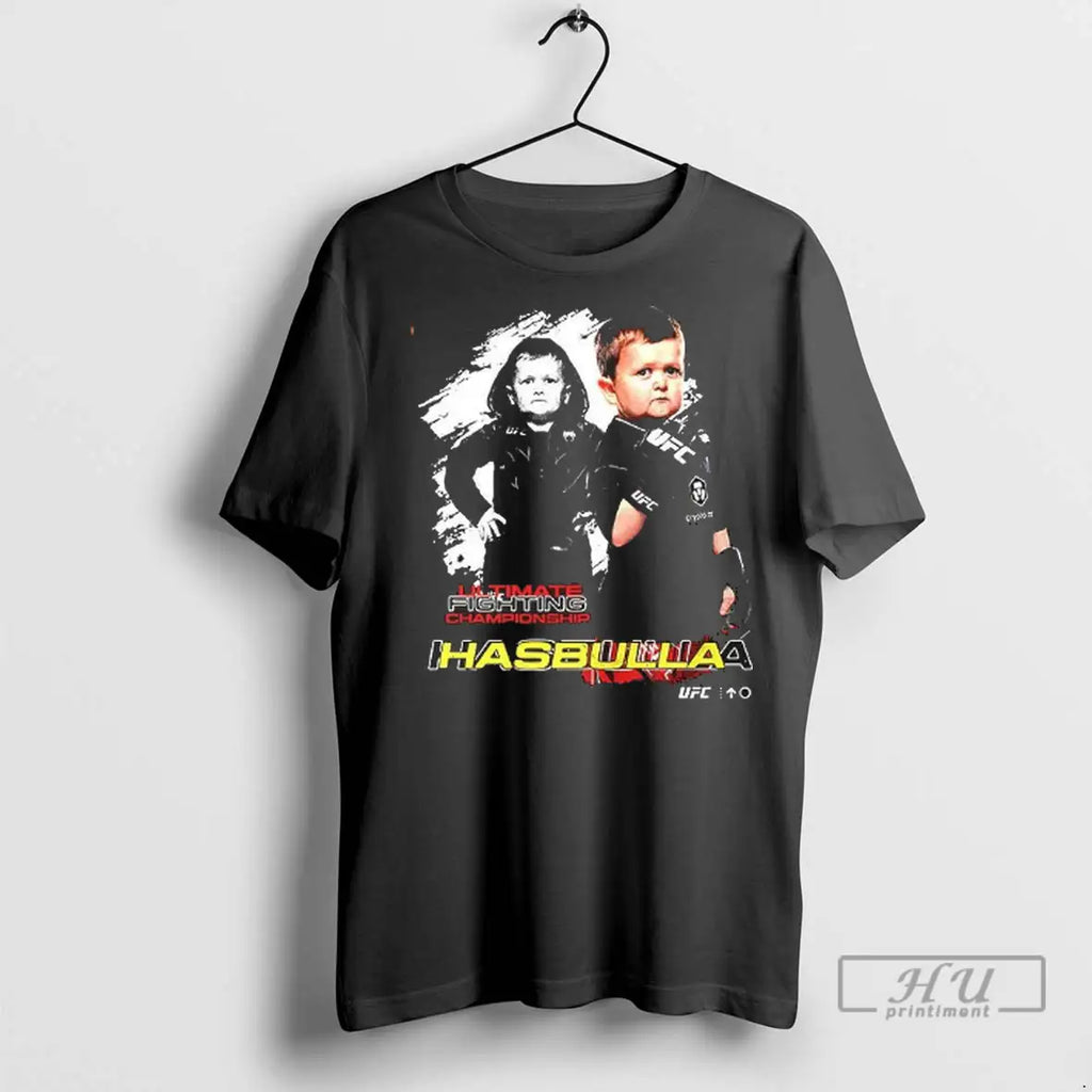 Officials Hasbulla Fight Time - Adult & Kids T-Shirts, Sweatshirts & Hoodies apparel design preview 1