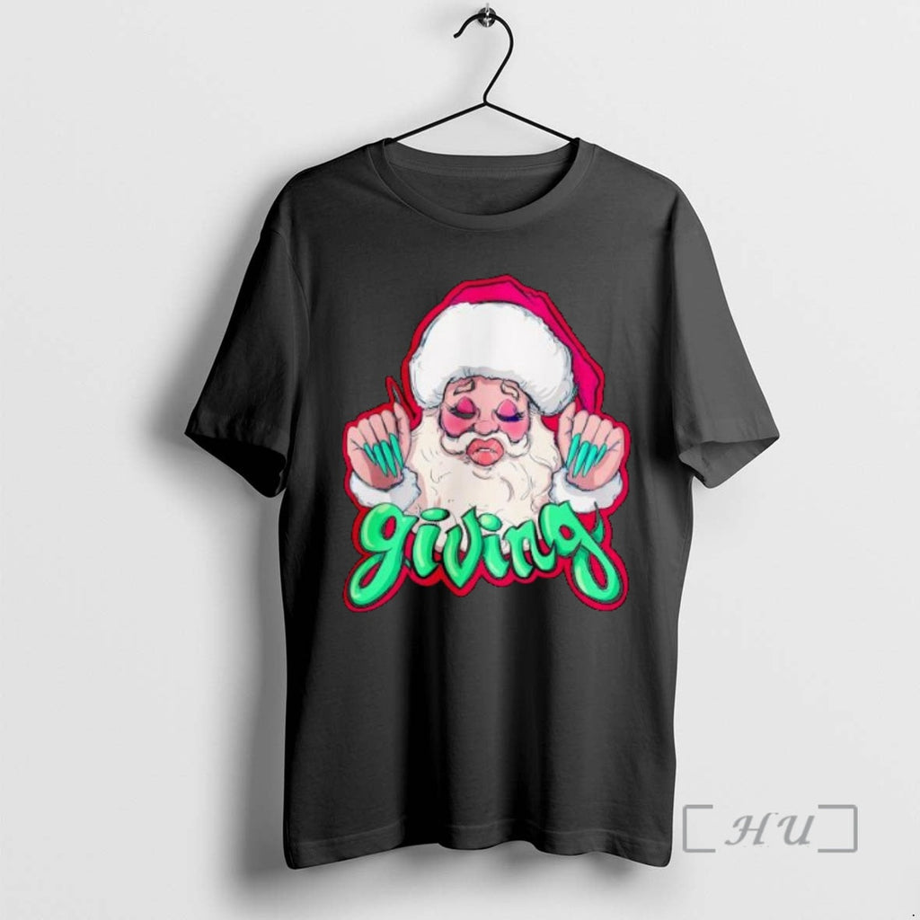 Officials He Is Giving Santa - Adult & Kids T-Shirts, Sweatshirts & Hoodies apparel design preview 1