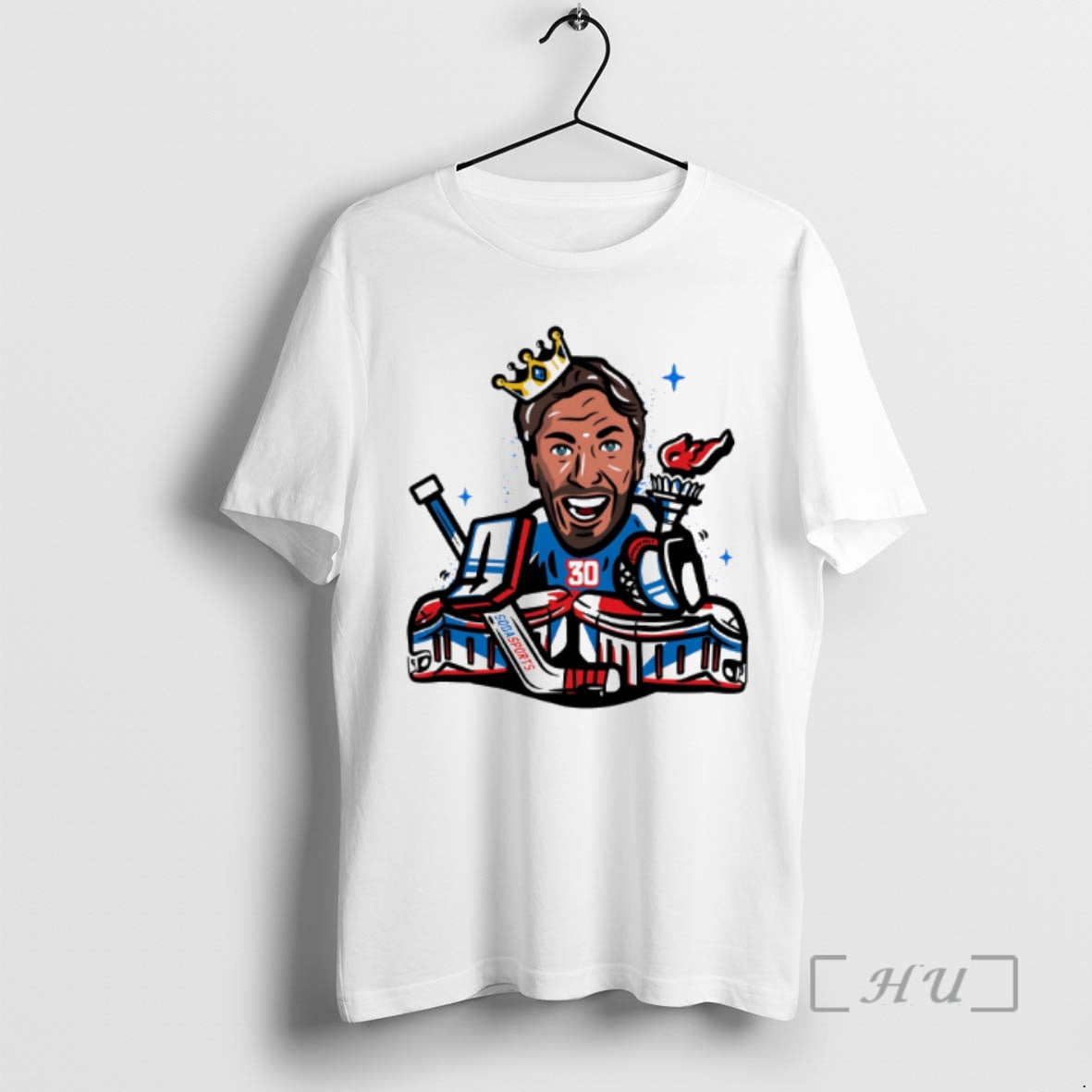 Officials Henrik Lundqvist New York Rangers King - Adult & Kids T-Shirts, Sweatshirts & Hoodies apparel design preview 1