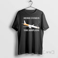 Officials Here Comes Airplane Cigarette Meme - Adult & Kids T-Shirts, Sweatshirts & Hoodies apparel design preview 1