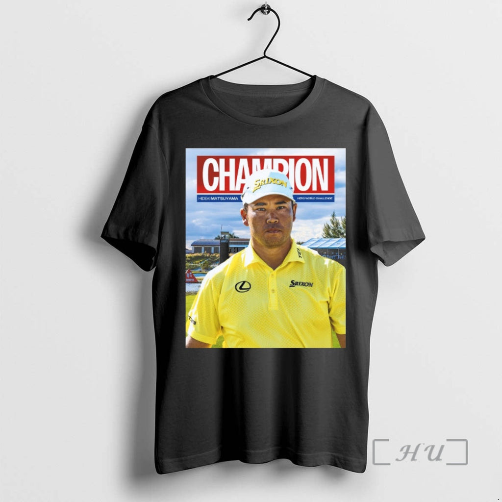 Officials Hideki Matsuyama Hero World Challenge Golf - Adult & Kids T-Shirts, Sweatshirts & Hoodies apparel design preview 1