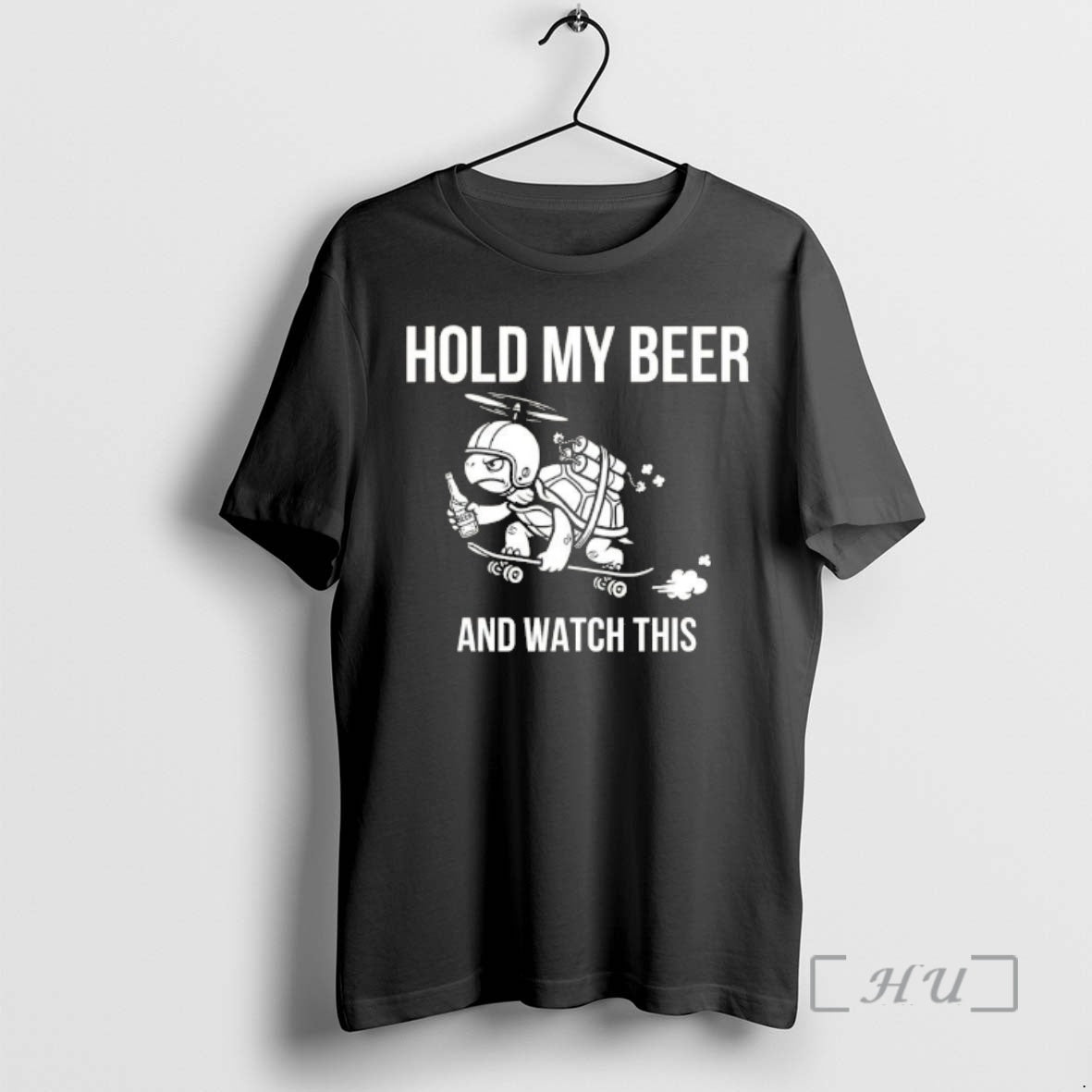 Officials Hold My Beer Turtle - Adult & Kids T-Shirts, Sweatshirts & Hoodies apparel design preview 1