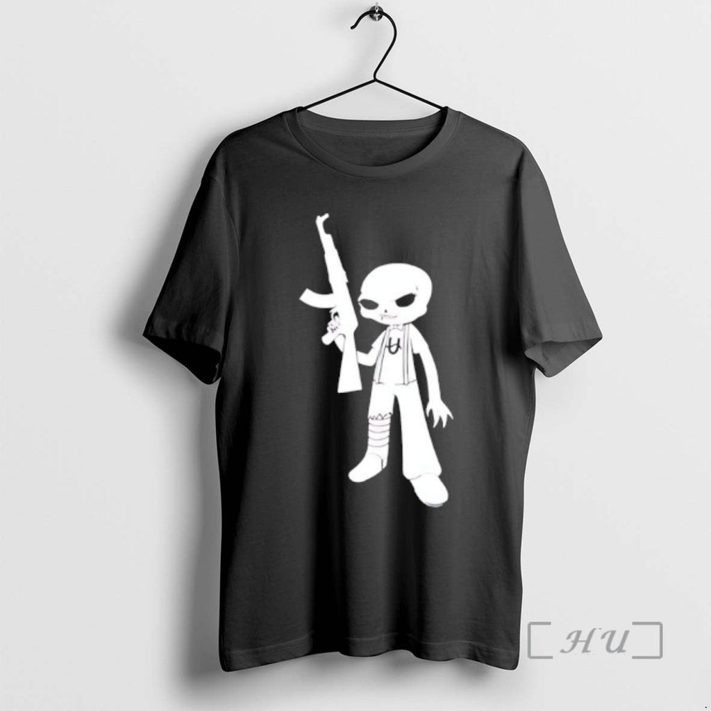 Officials Homestuck Caliborn Silhouette Alien - Adult & Kids T-Shirts, Sweatshirts & Hoodies apparel design preview 1