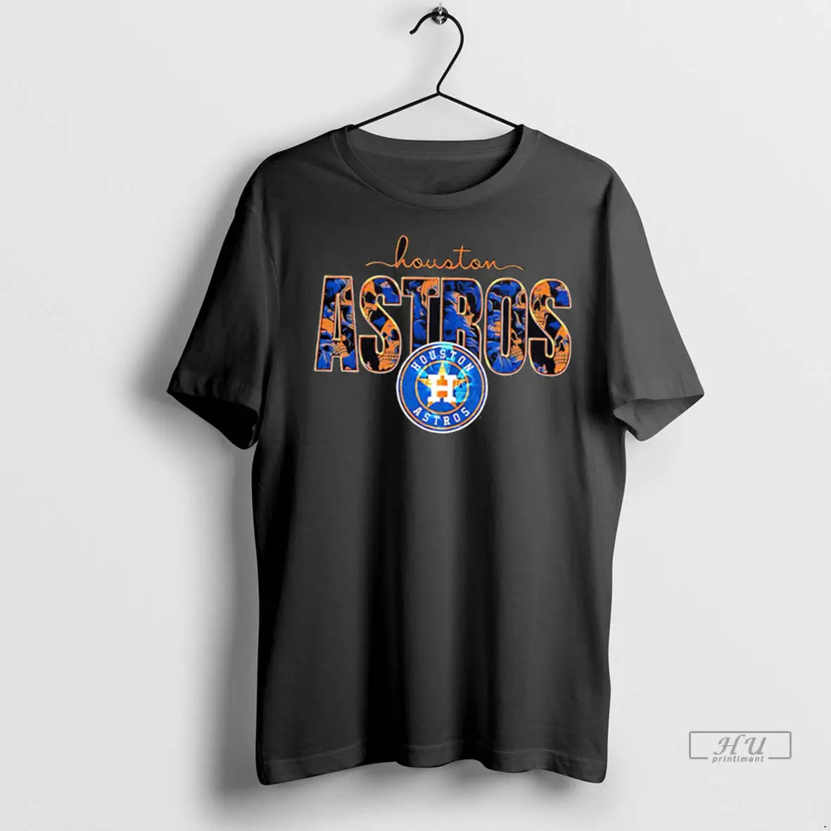 Officials Houston Astros Floral Graphic Baseball - Adult & Kids T-Shirts, Sweatshirts & Hoodies apparel design preview 1