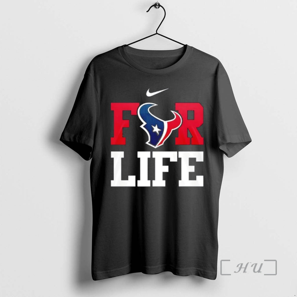 Officials Houston Texans Life I Bleed Blue Red 2 - Adult & Kids T-Shirts, Sweatshirts & Hoodies apparel design preview 1