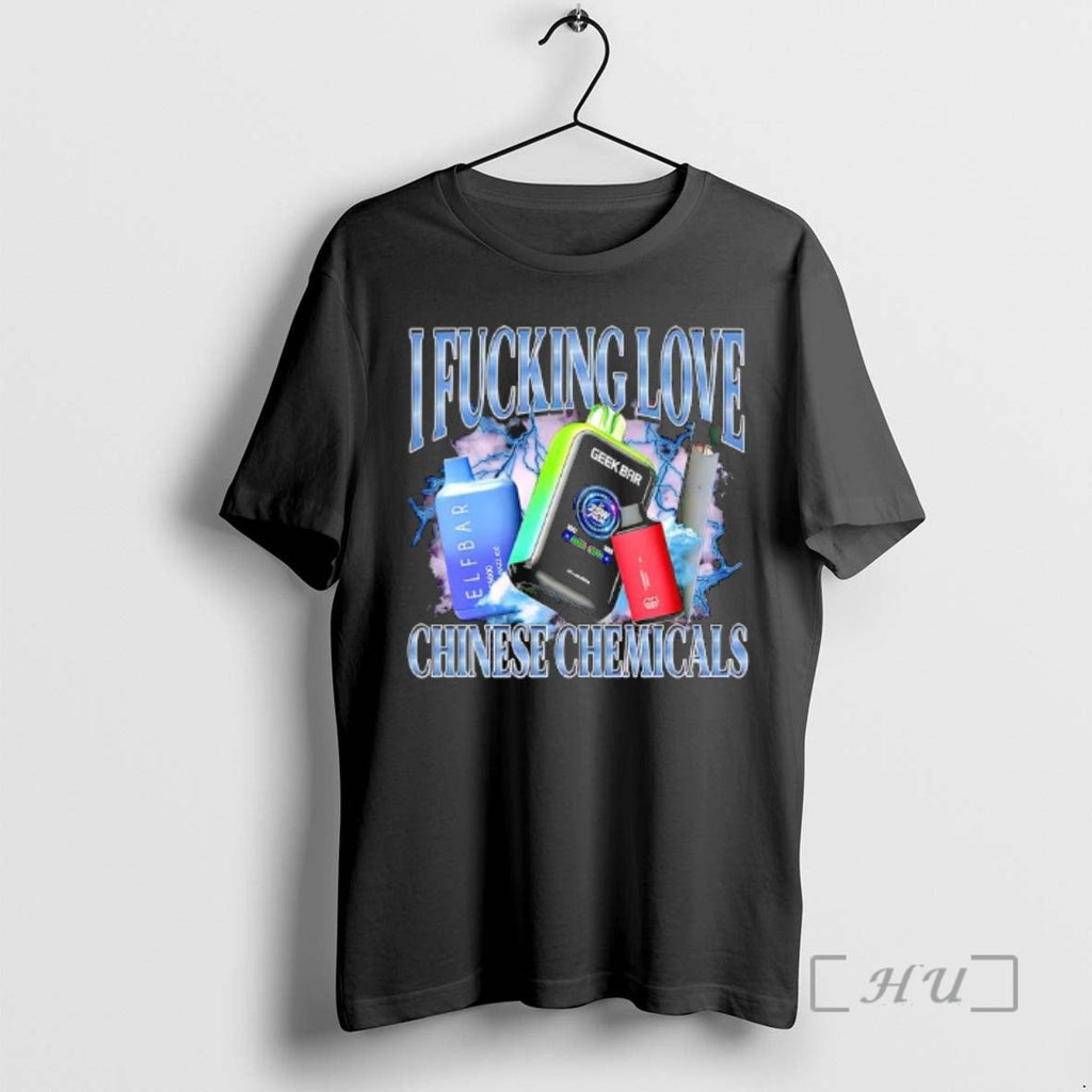 Officials I Fucking Love Chinese Chemicals Geek Bar - Adult & Kids T-Shirts, Sweatshirts & Hoodies apparel design preview 1