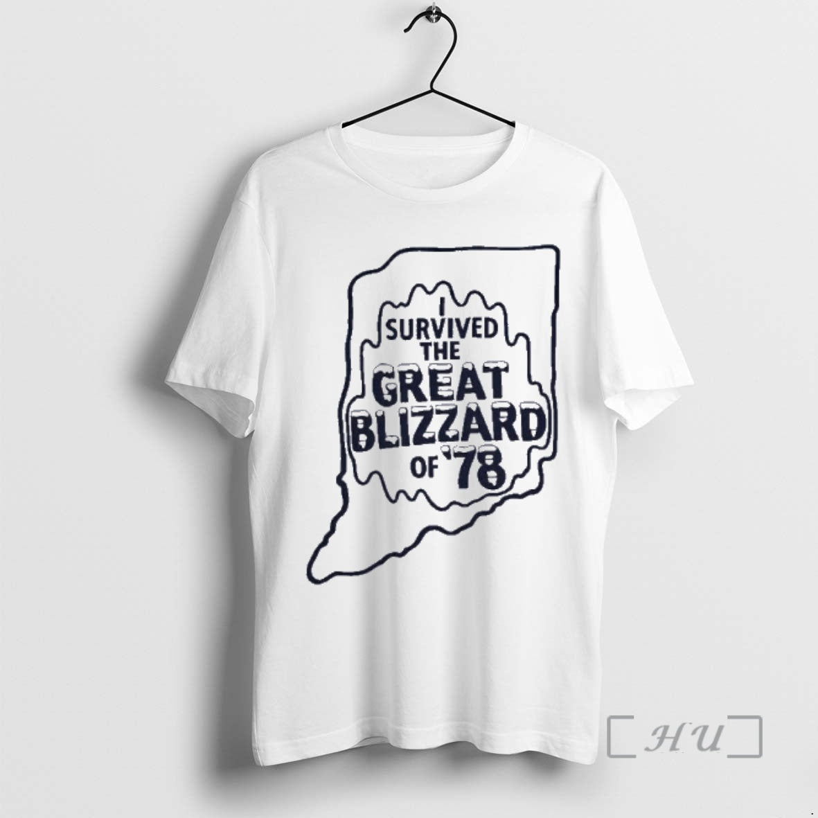 Officials I Survived Great Blizzard 78 - Adult & Kids T-Shirts, Sweatshirts & Hoodies apparel design preview 1