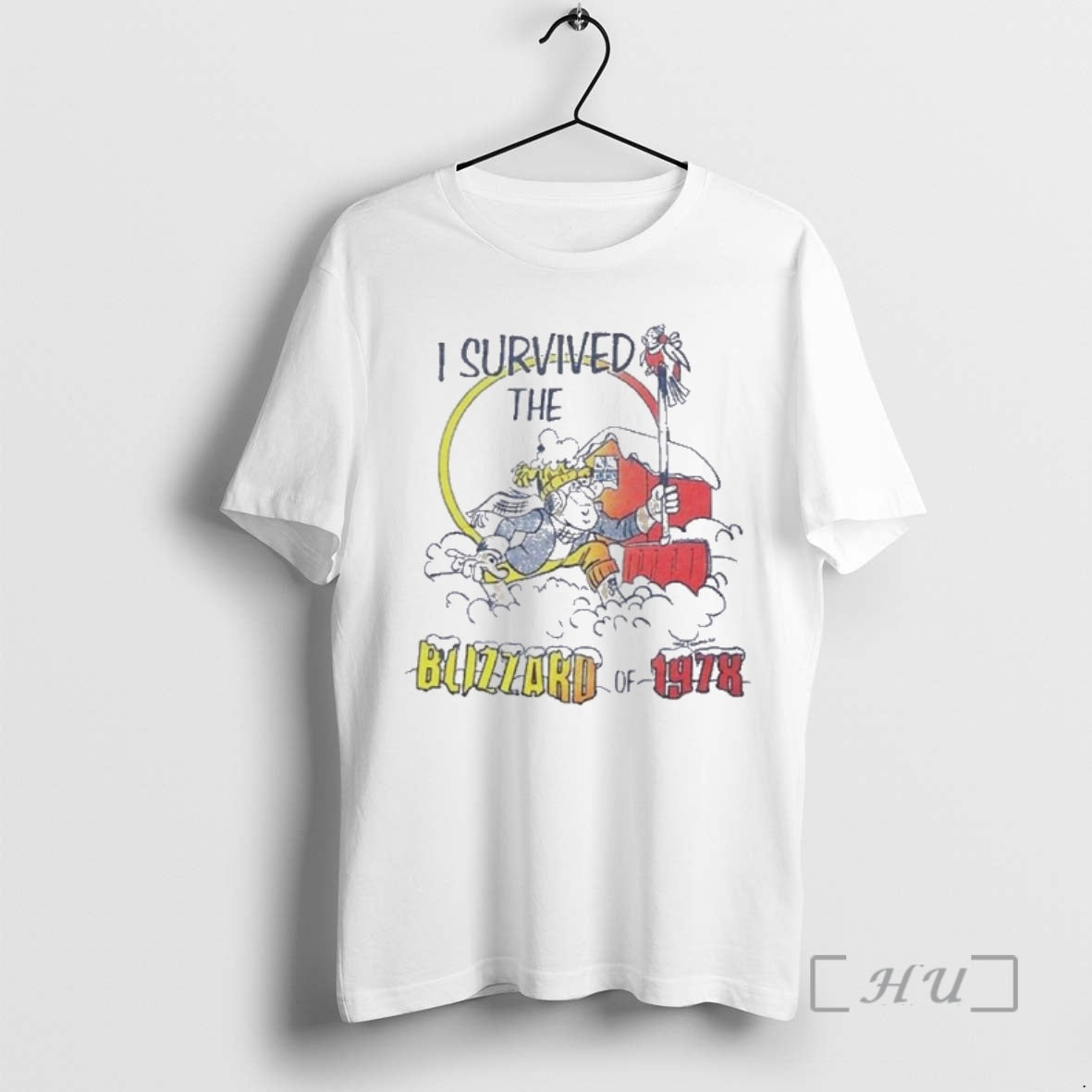 Officials I Survived Blizzard 1978 - Adult & Kids T-Shirts, Sweatshirts & Hoodies apparel design preview 1