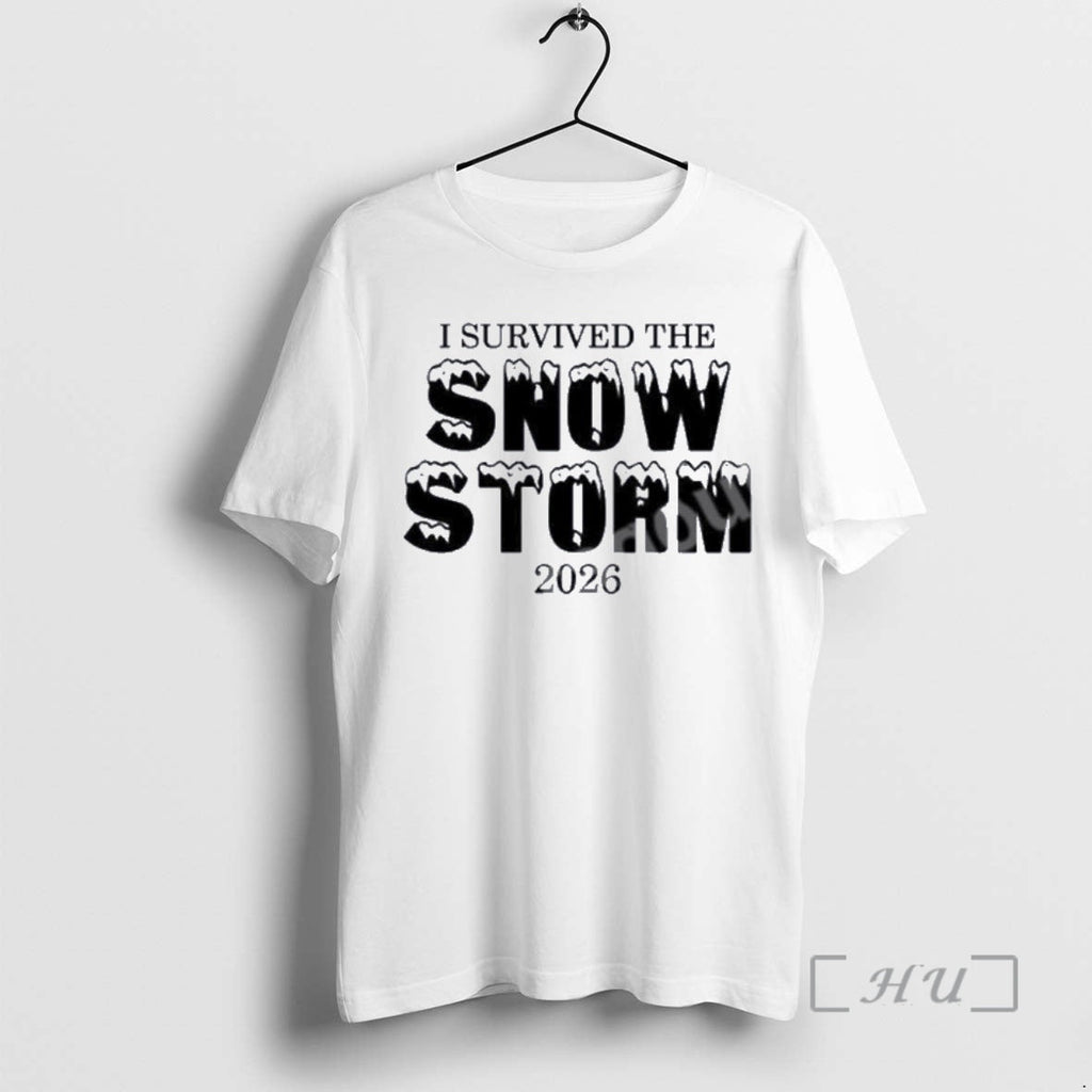 Officials I Survived Snow Storm 2026 - Adult & Kids T-Shirts, Sweatshirts & Hoodies apparel design preview 1