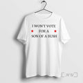 Officials I Wont Vote Son Bush Text - Adult & Kids T-Shirts, Sweatshirts & Hoodies apparel design preview 1