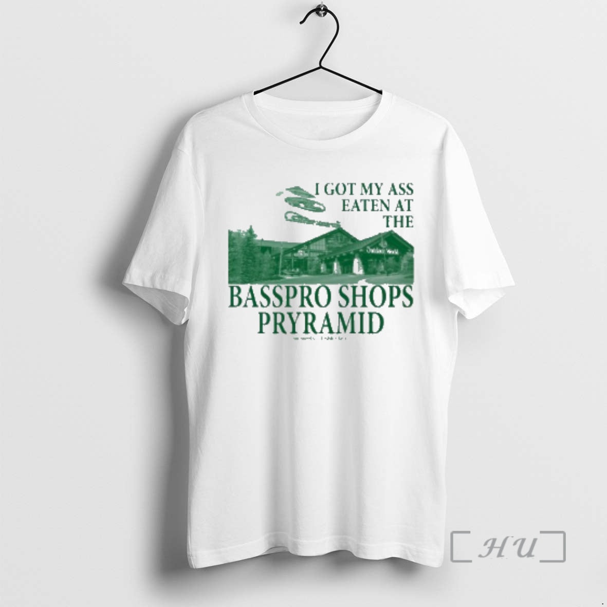 Officials I Got My Ass Eaten Basspro Shops Pyramid - Adult & Kids T-Shirts, Sweatshirts & Hoodies apparel design preview 1