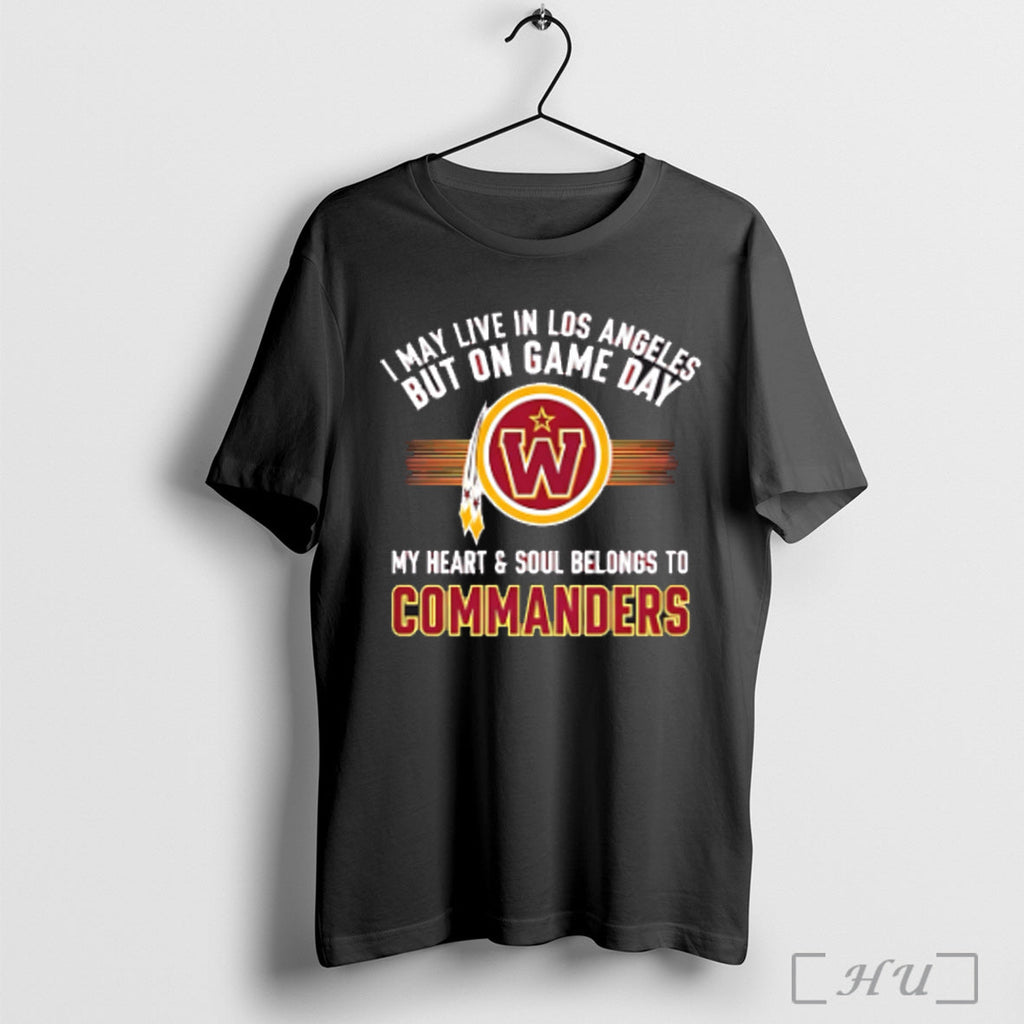 Officials I May Live In Los Angeles But On Gameday My - Adult & Kids T-Shirts, Sweatshirts & Hoodies apparel design preview 1