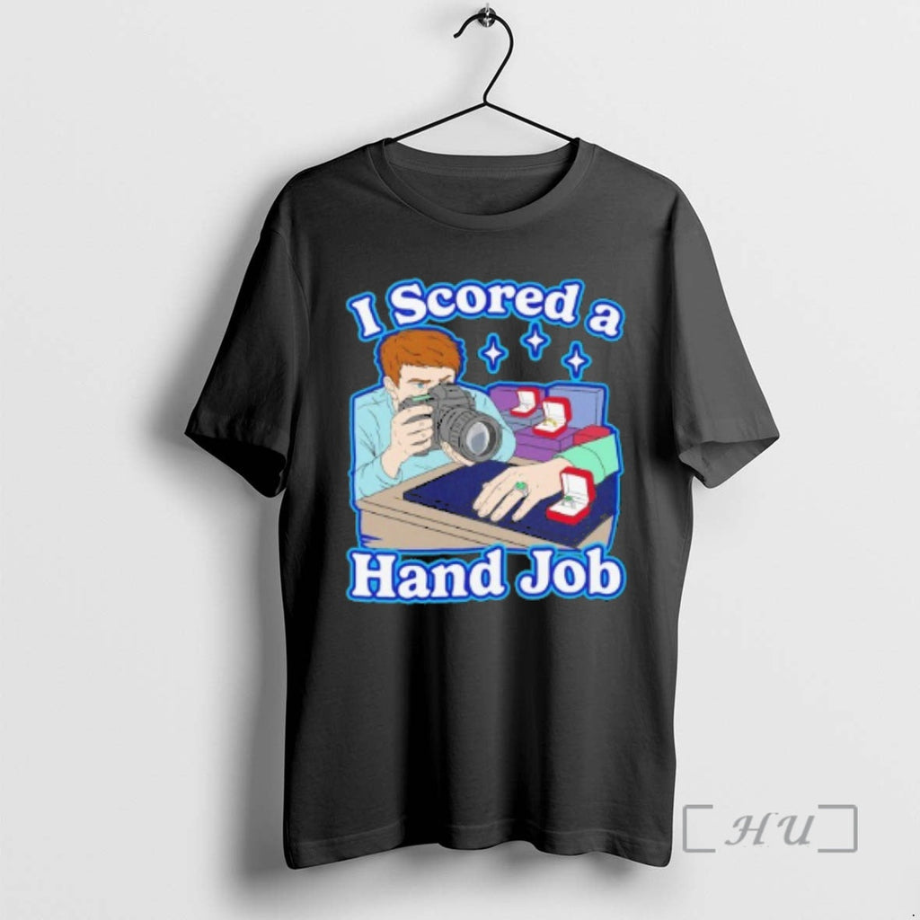 Officials I Scored Hand Job - Adult & Kids T-Shirts, Sweatshirts & Hoodies apparel design preview 1