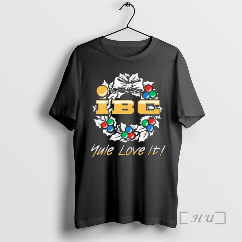 Officials Ibc Yule Love Merry Circle Black - Adult & Kids T-Shirts, Sweatshirts & Hoodies apparel design preview 1