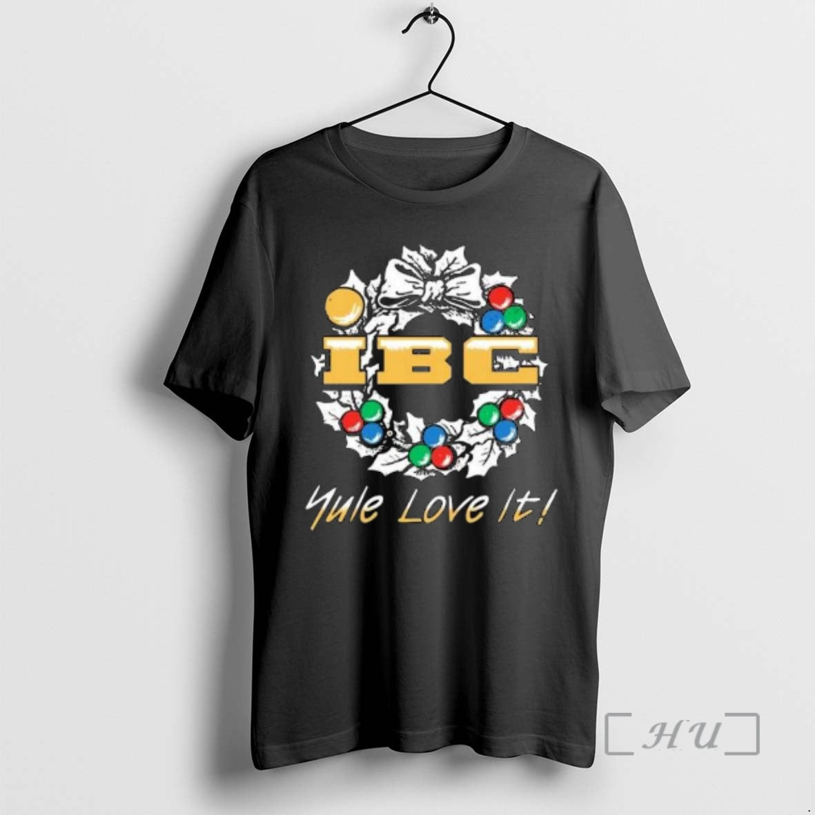 Officials Ibc Yule Love Merry Circle Black - Adult & Kids T-Shirts, Sweatshirts & Hoodies apparel design preview 1
