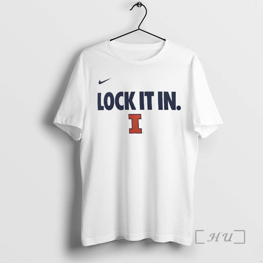 Officials Illinois Fighting Illini Lock It In 2026 On - Adult & Kids T-Shirts, Sweatshirts & Hoodies apparel design preview 1