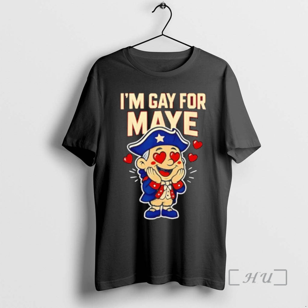 Officials Im Gay Maye Funny Hearts Mascot - Adult & Kids T-Shirts, Sweatshirts & Hoodies apparel design preview 1