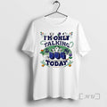 Officials Im Only Talking My Dog Today Funny Cartoon - Adult & Kids T-Shirts, Sweatshirts & Hoodies apparel design preview 1